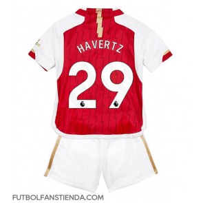 Arsenal Kai Havertz #29 Primera Equipación Niños 2023-24 Manga Corta (+ Pantalones cortos)